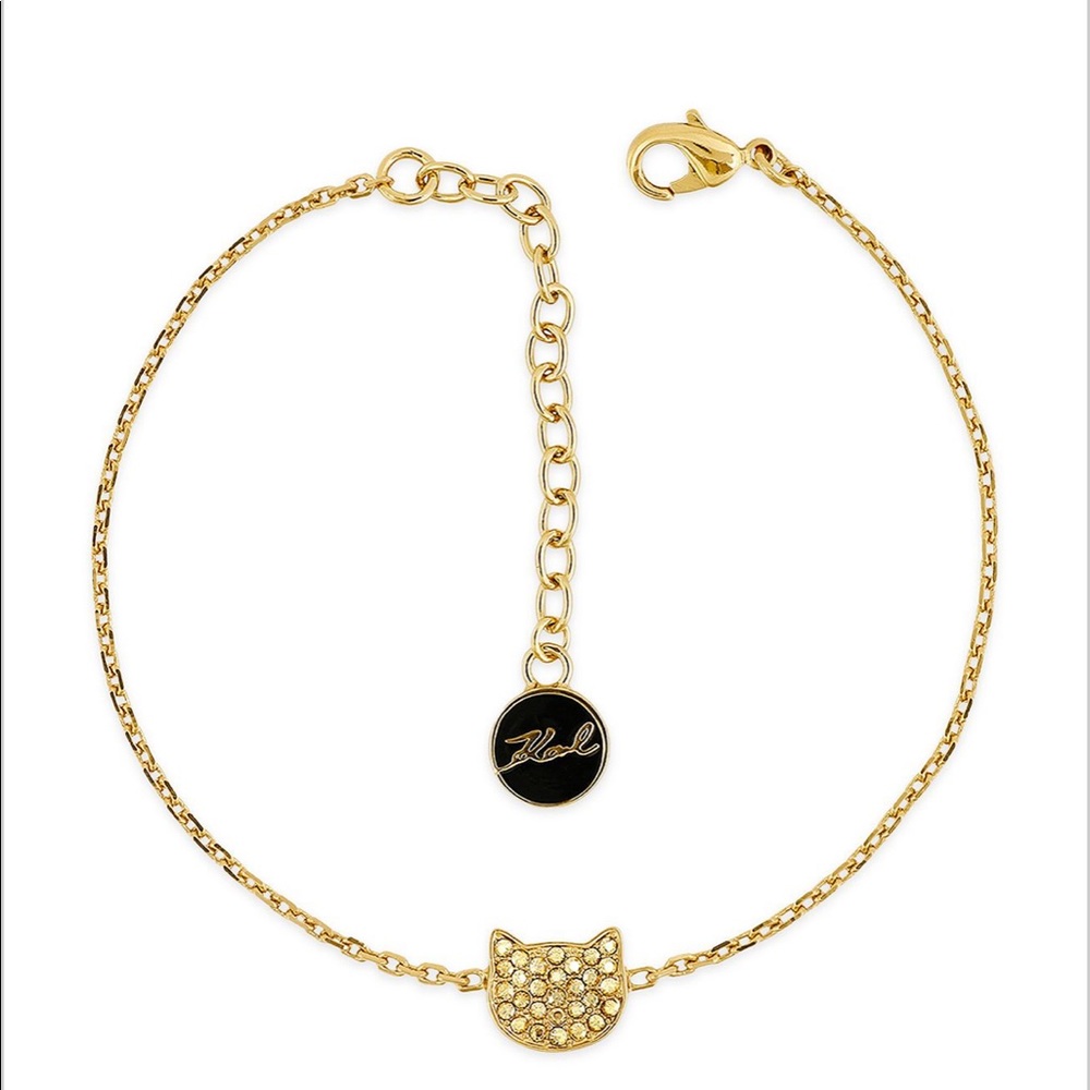 Karl Lagerfeld Silhouette Choupette Cat Bracelet